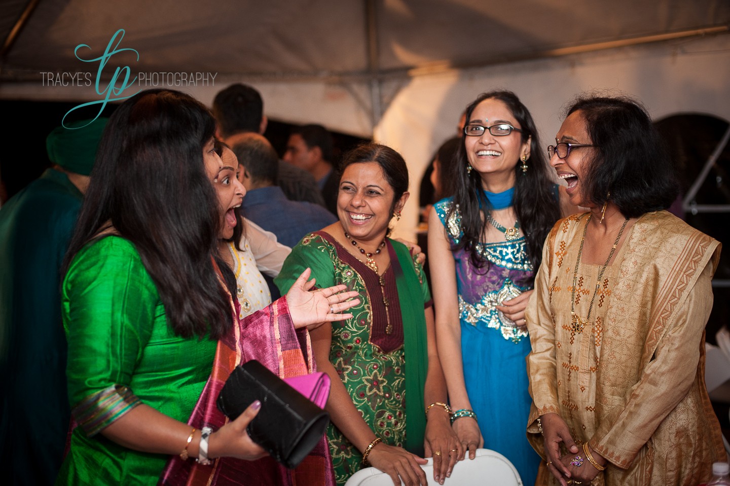 Wedding Henna ladies laughing