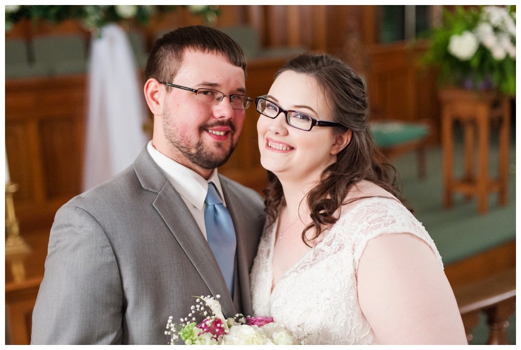 Katie & Randall Wedding bride and groom together