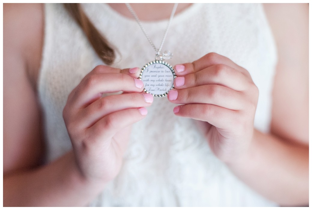 Lambuth Campus Wedding necklace for brides daughter