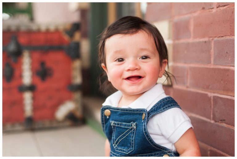 Elias | almost 8 months | The Jackson Train depot