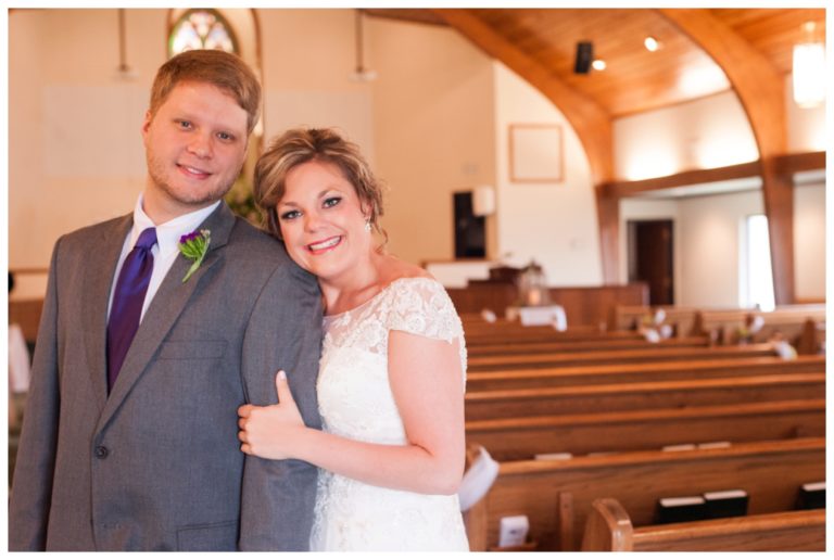 Anna & Brandon | beautiful church wedding | Jackson TN