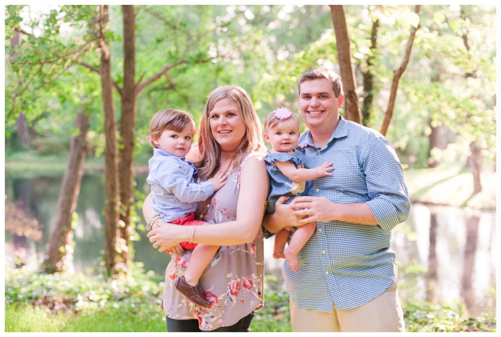 Family in Vann Gardens