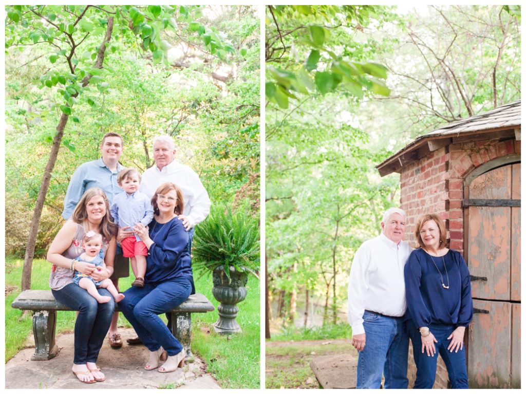 Family in Vann Gardens and couple