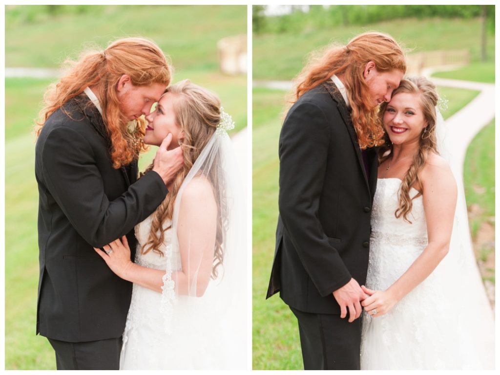 Horseshoe Lake Venue Huron TN bride and groom 2