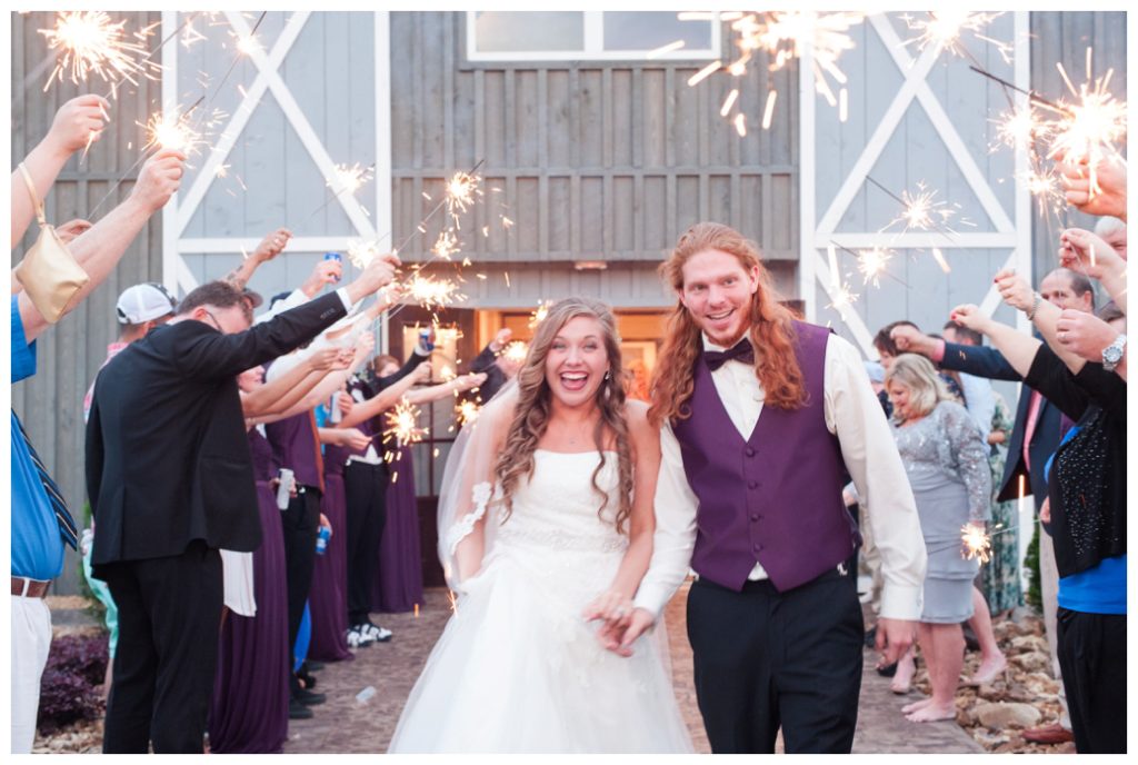 Horseshoe Lake Venue Huron TN close up sparklers