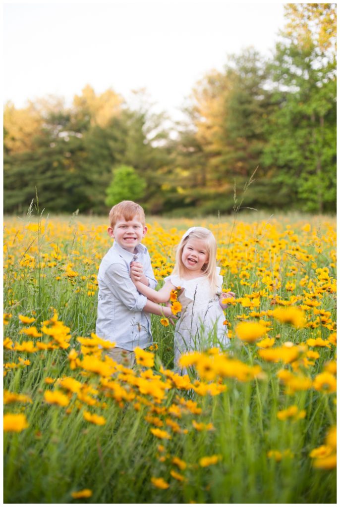 Wildflowers pictures kids laughing in wildflowers