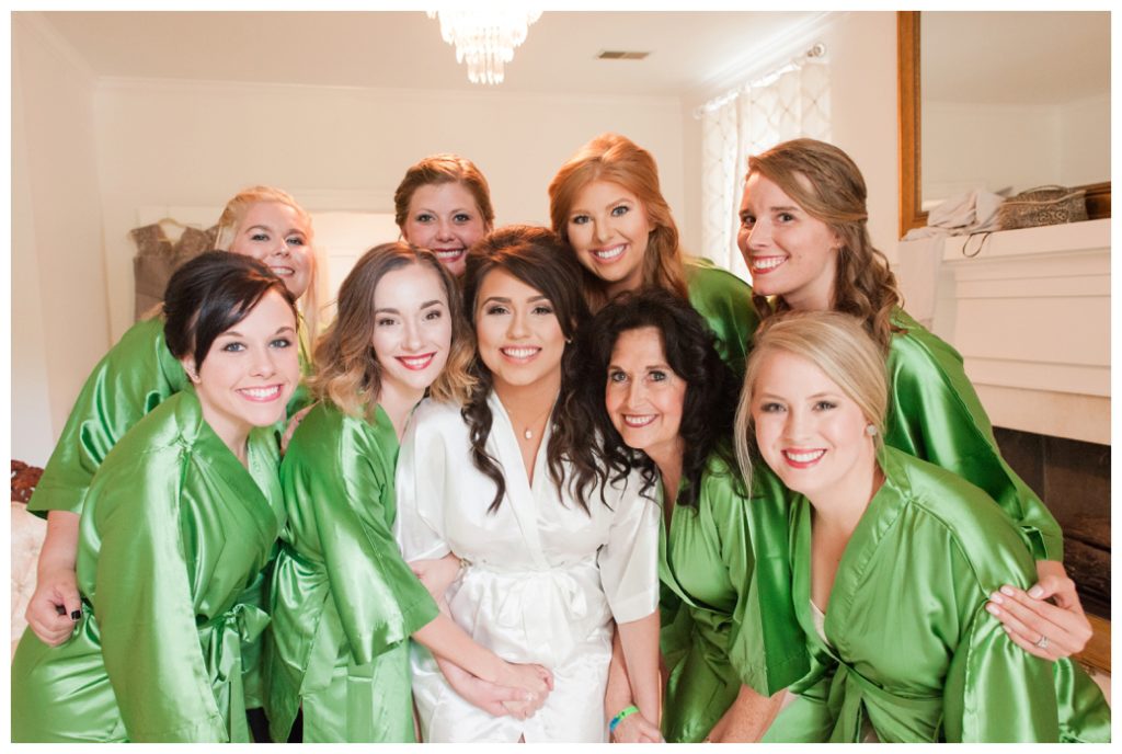 Twin Oaks Wedding bridal party in ropes Photo