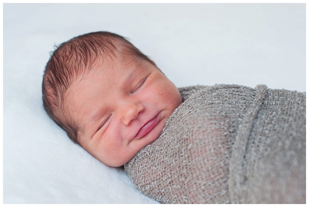 Graham Newborn smiling