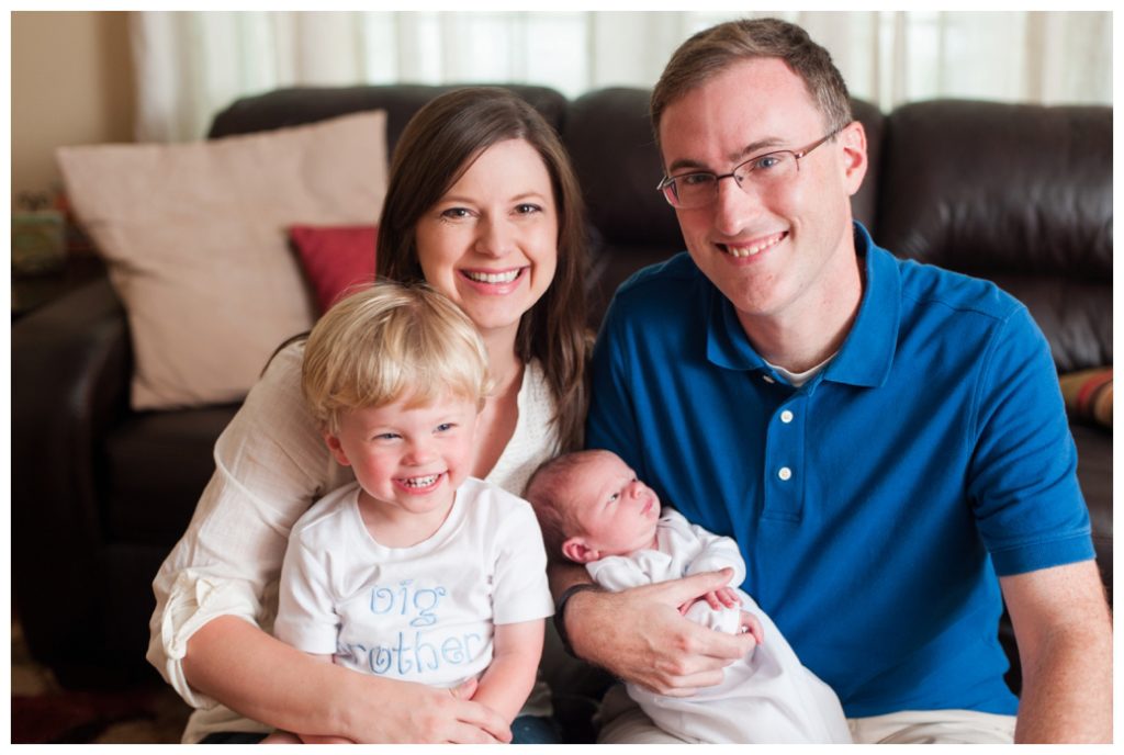 Spencer Newborn family of 4