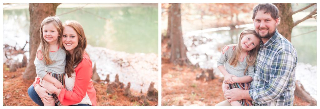 Fall Mini Sessions 2017 little girl with mom and little girl with dad