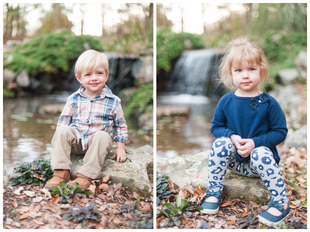 Fall Mini Sessions 2017 twins by waterfall