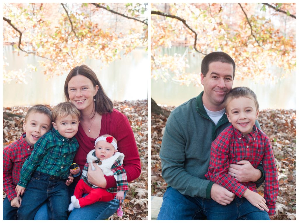 Fall Mini Sessions 2017 mom with three kids and dad with son