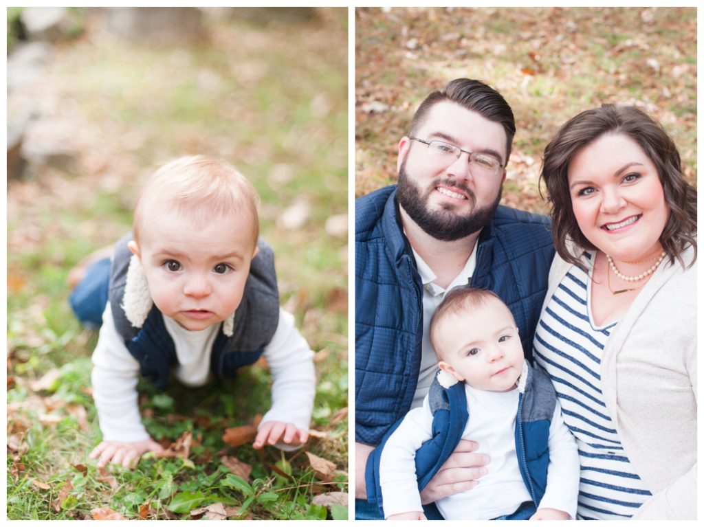 Fall Mini Sessions 2017 couple with baby