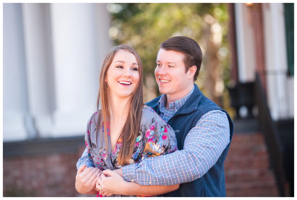 Engagement Session Bolivar TN laughing