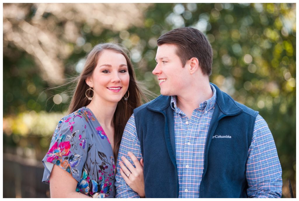 Engagement Session Bolivar TN guy looking at girl