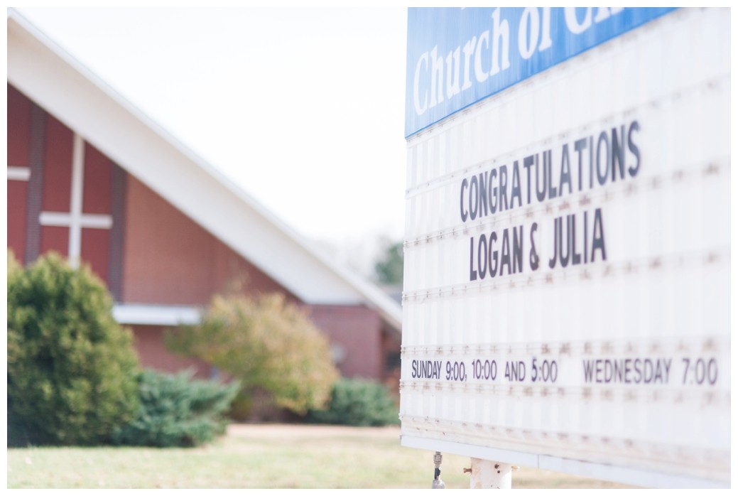 church sign