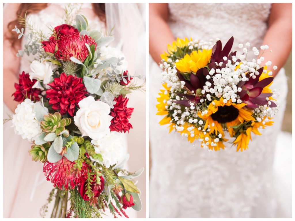 Wedding bouquets Two bridal bouquets