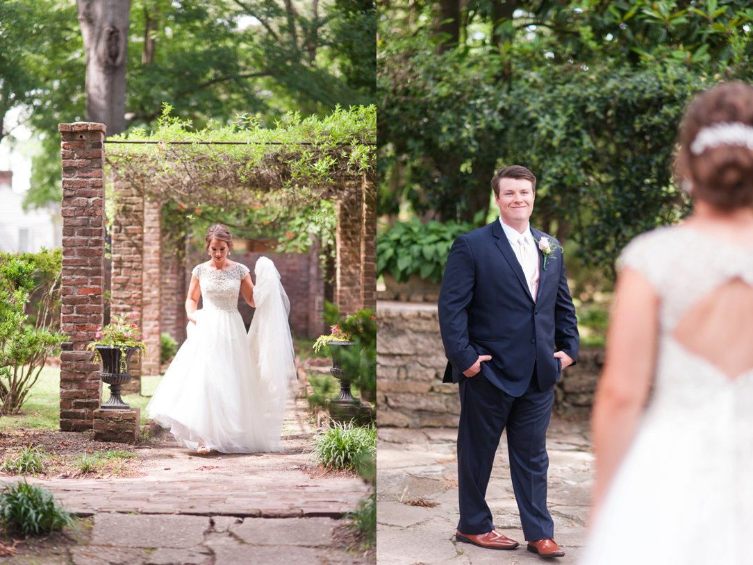 The Columns in Bolivar & Falcon Ridge Farm Wedding first look
