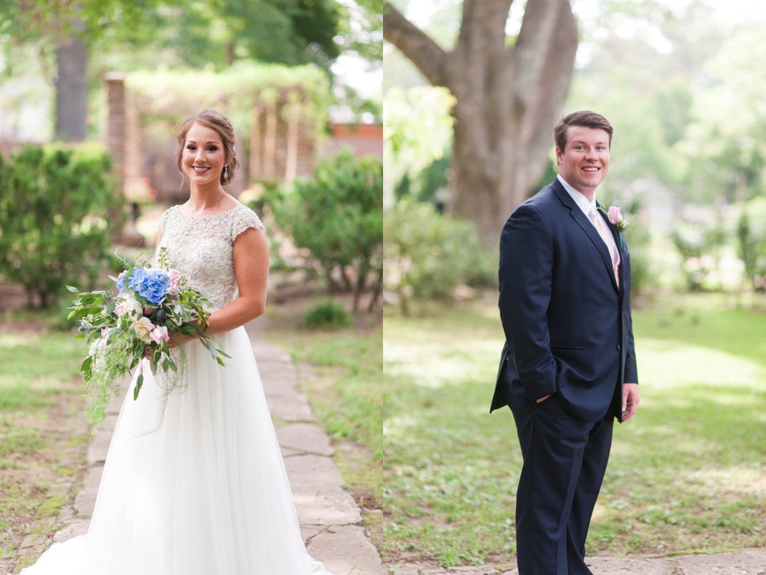 The Columns in Bolivar & Falcon Ridge Farm Wedding bride and groom