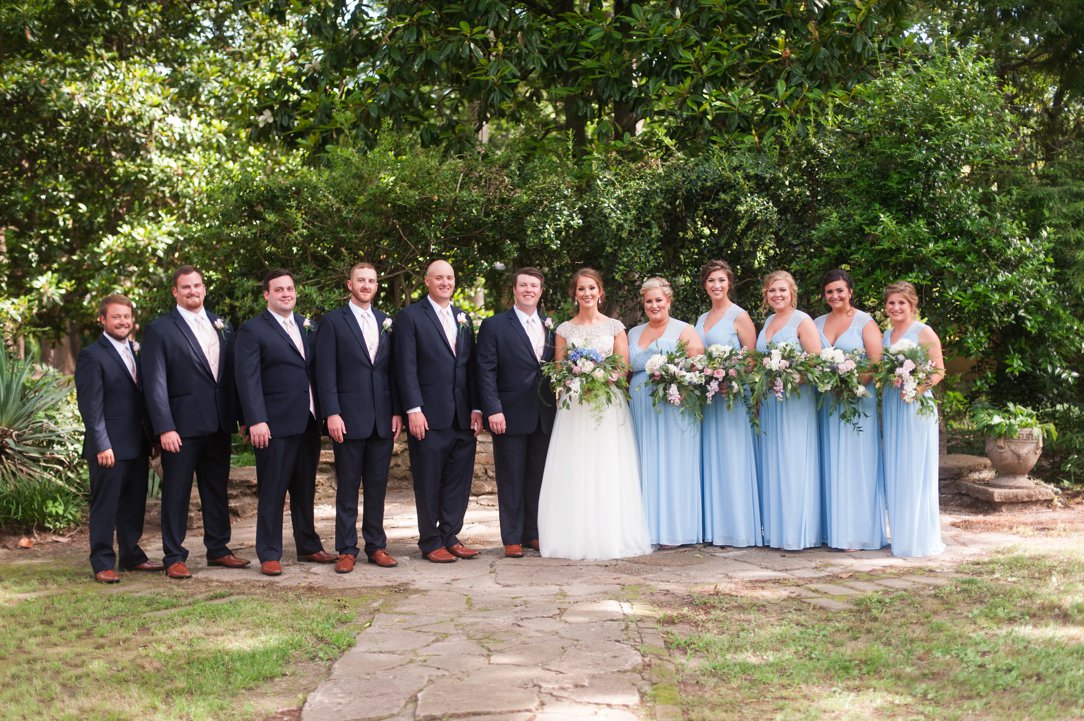 The Columns in Bolivar & Falcon Ridge Farm Wedding wedding party