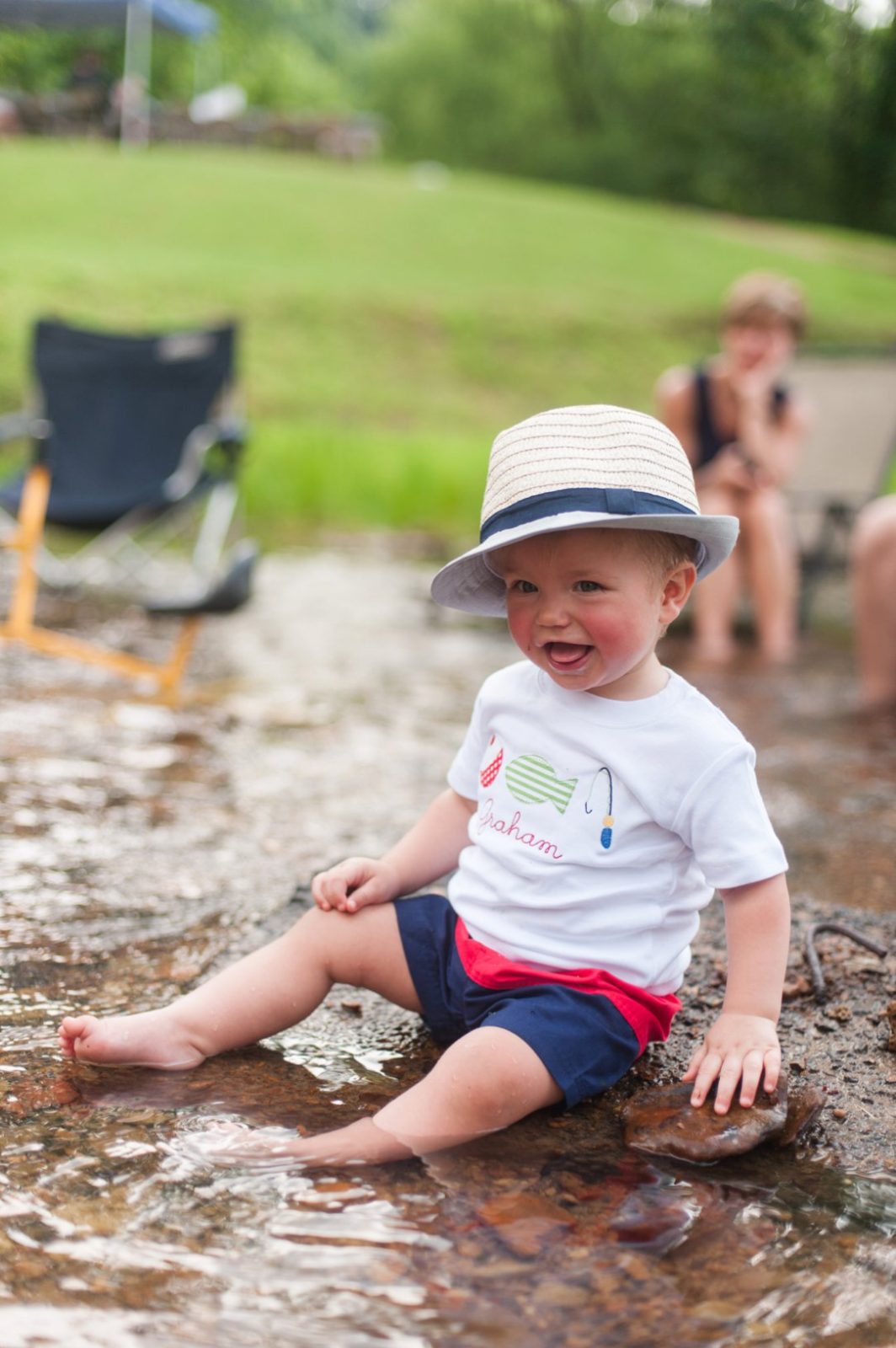 first birthday party little boy in hat