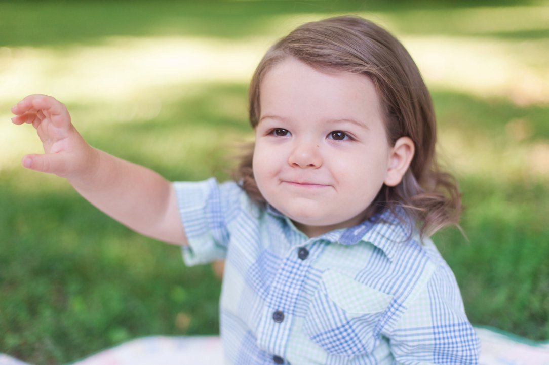 grandchildren's portraits little boy