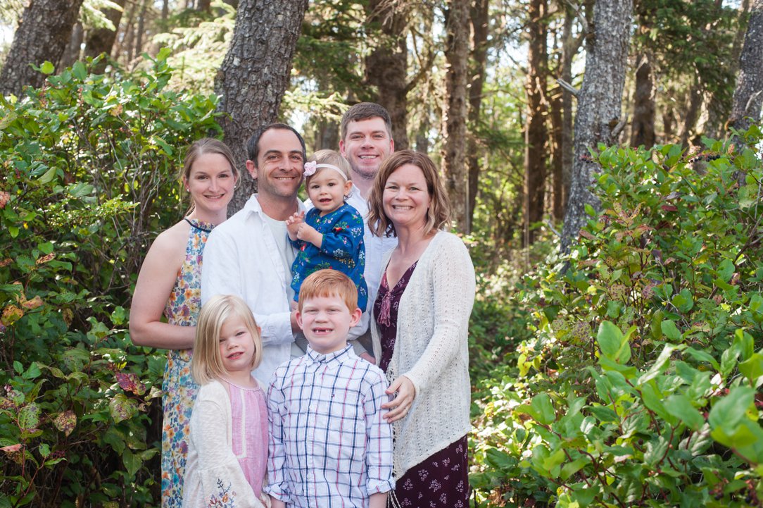 Oregon Coast Session two families