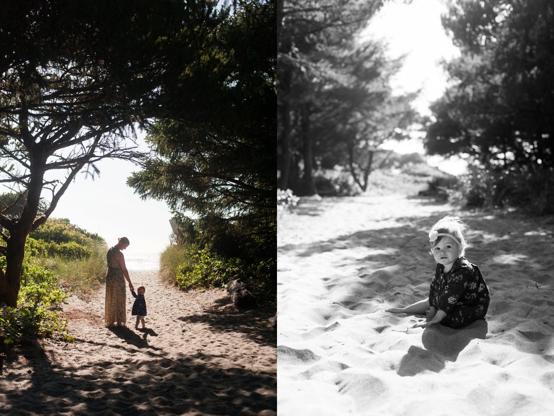 Oregon Coast Session mom and daughter