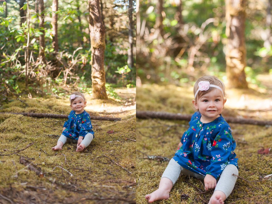 Oregon Coast Session little girl