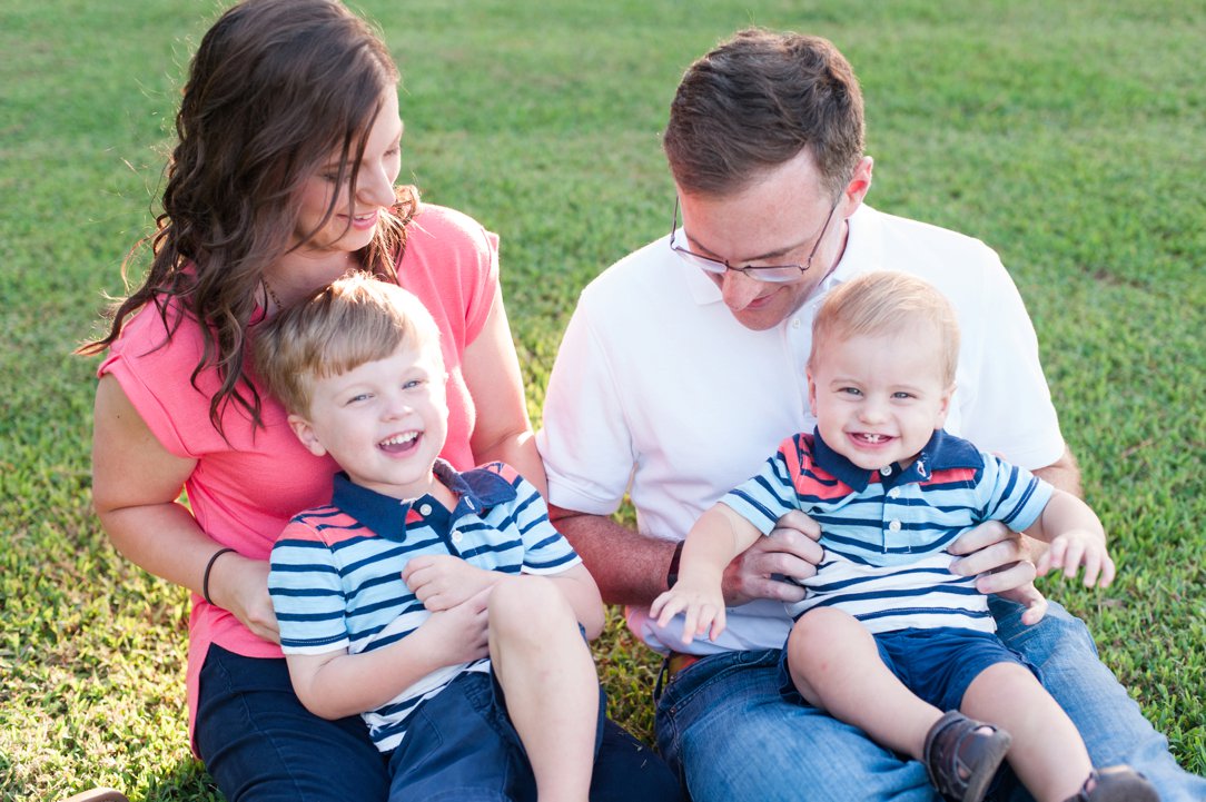 Pine Hill Park Spencer family laughing