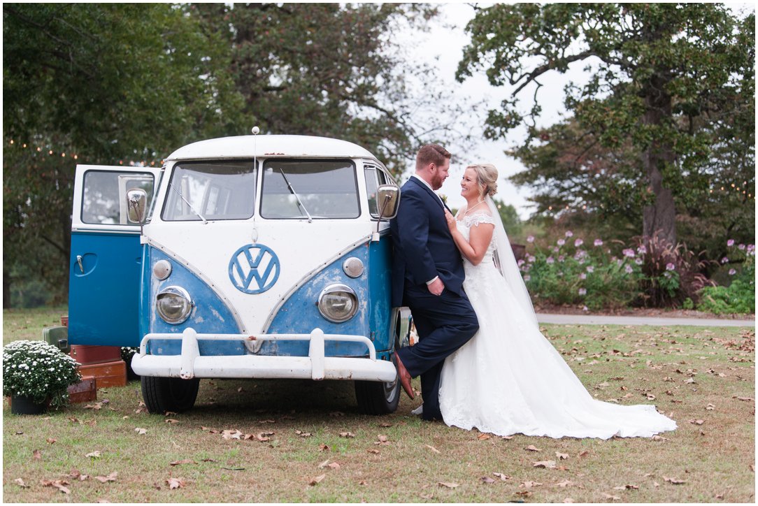 The Venue at Waddell Place vw van wedding