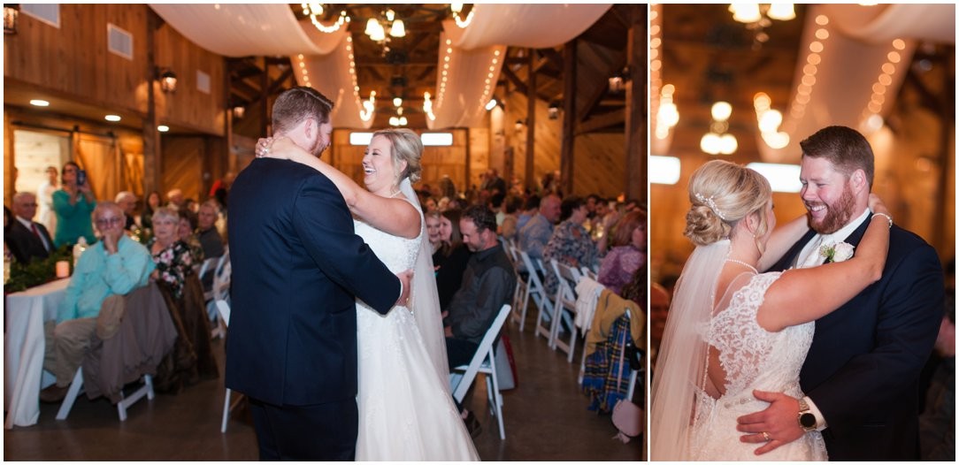 The Venue at Waddell Place bride and groom first dance