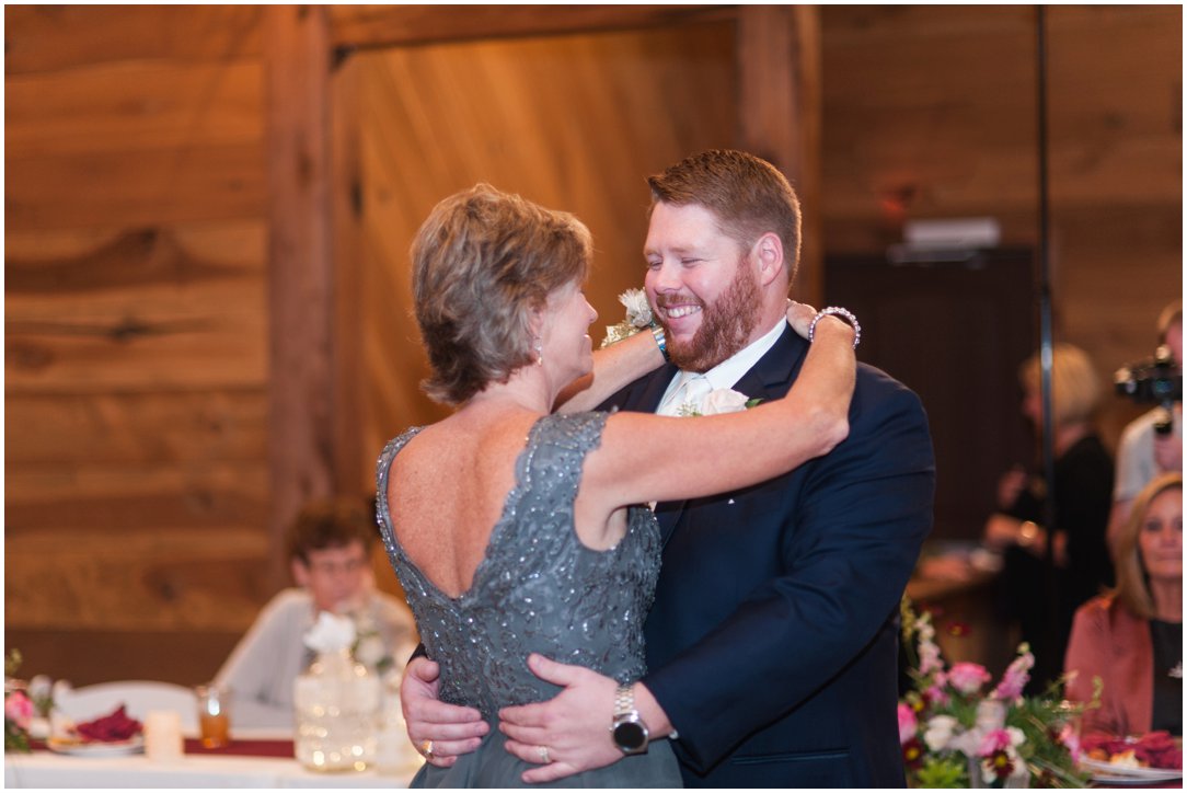 The Venue at Waddell Place groom and mother first dance