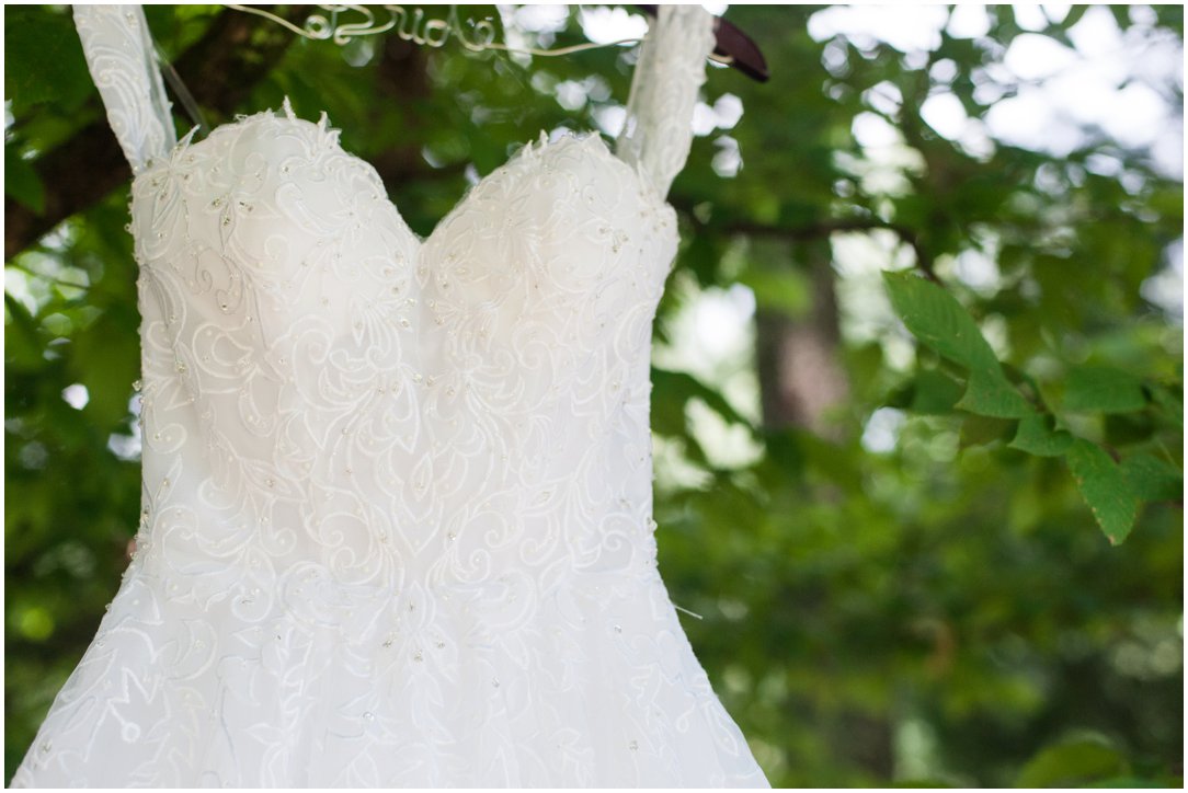 Summer lakeside Wedding dress