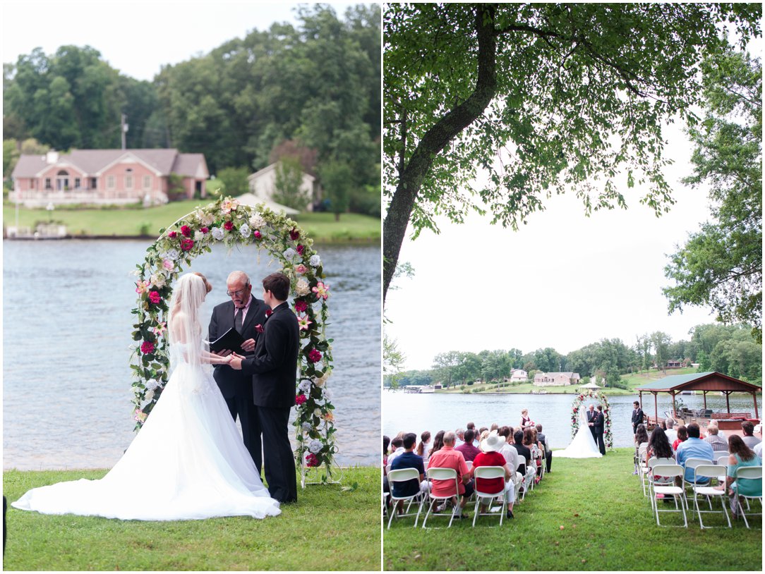 Summer lakeside Wedding ceremony prayer