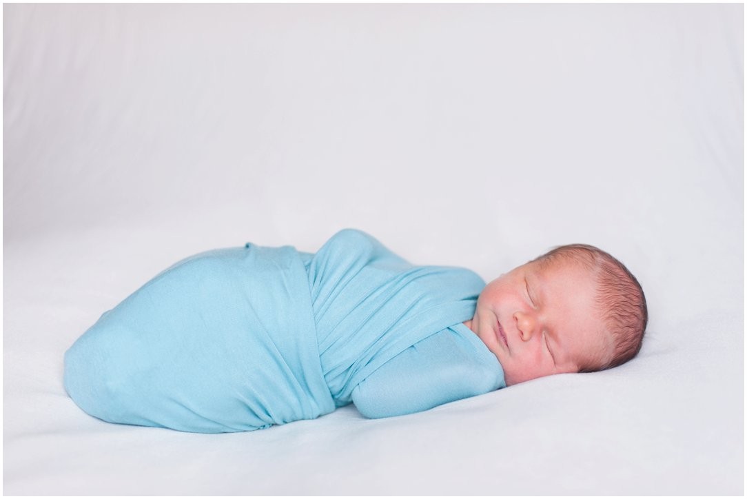 Nashville Newborn in blue wrap