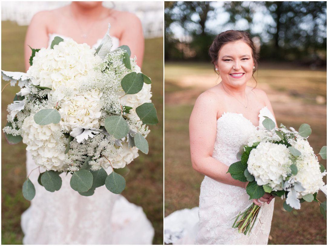 bride and bouquet