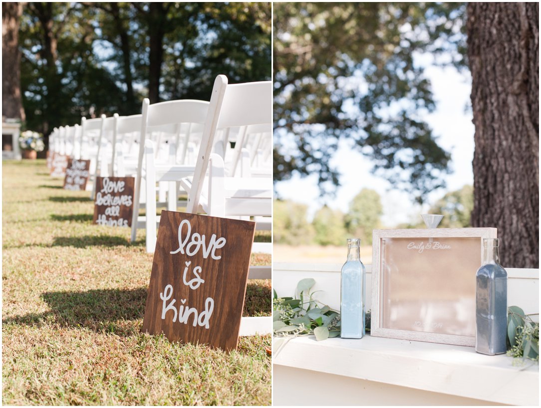 wedding aisle and sand ceremony