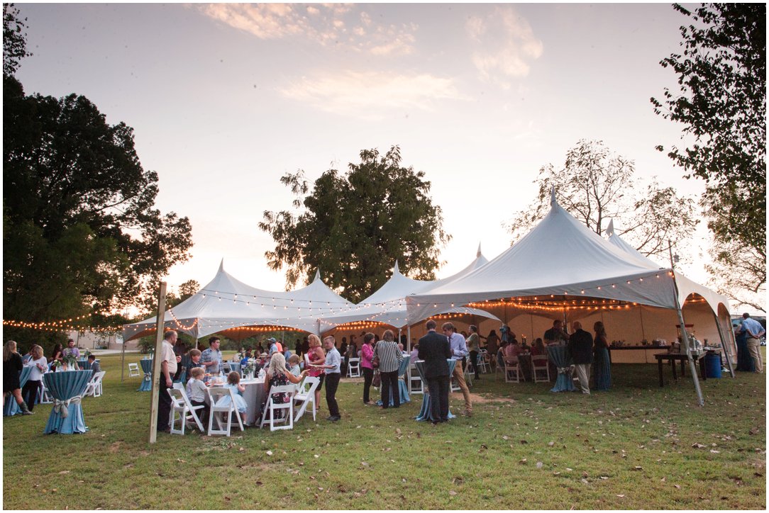 reception tent