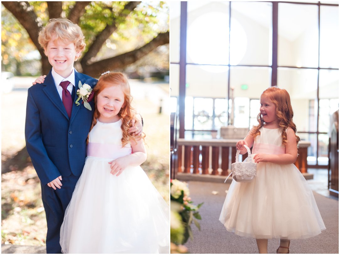 flower girl and ring bearer