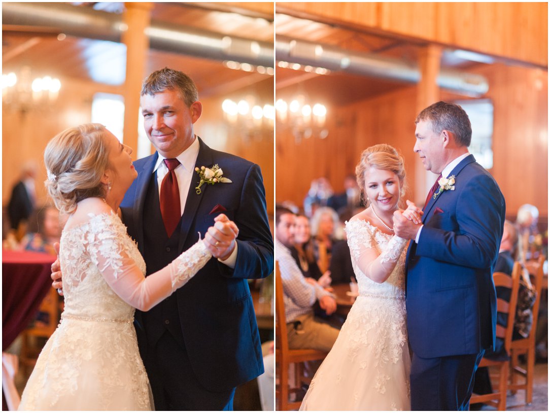 bride dancing with father