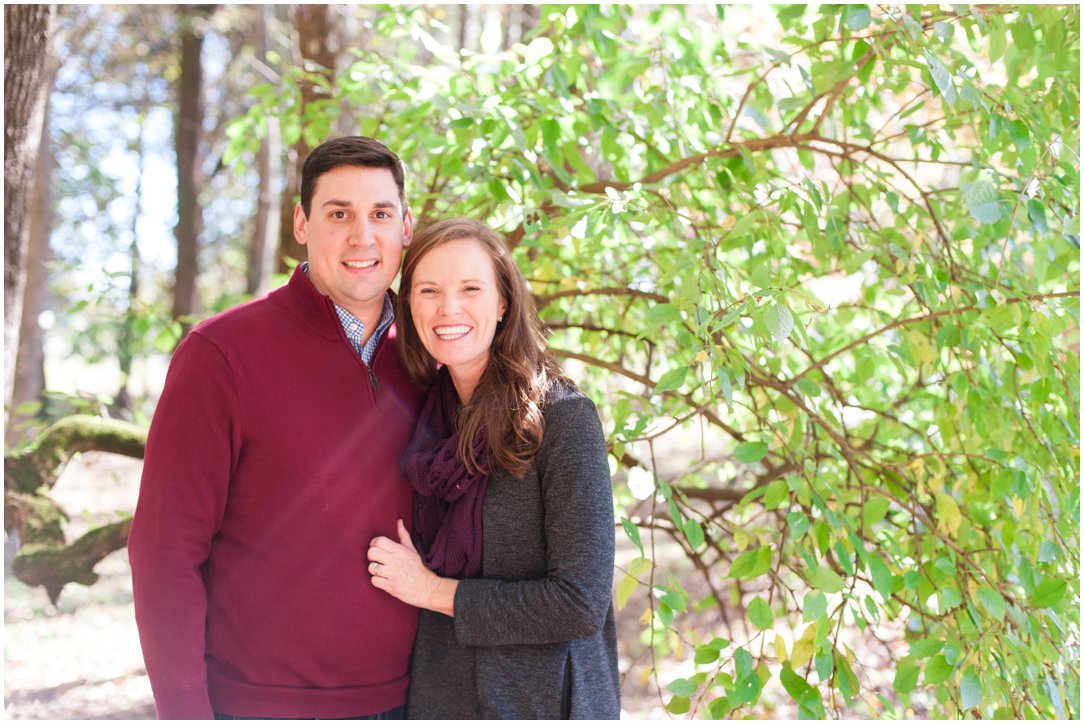 couple in front of tree