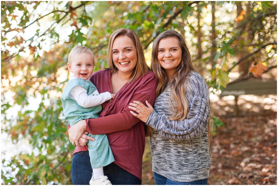 mom with little boy and teenage daughter