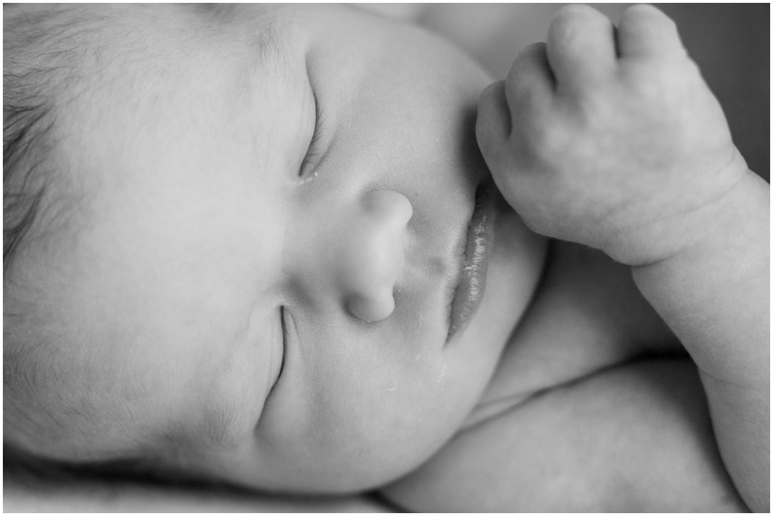 newborn face