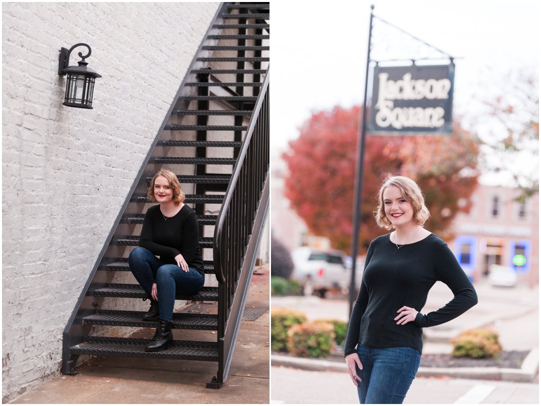 downtown jackson senior portraits