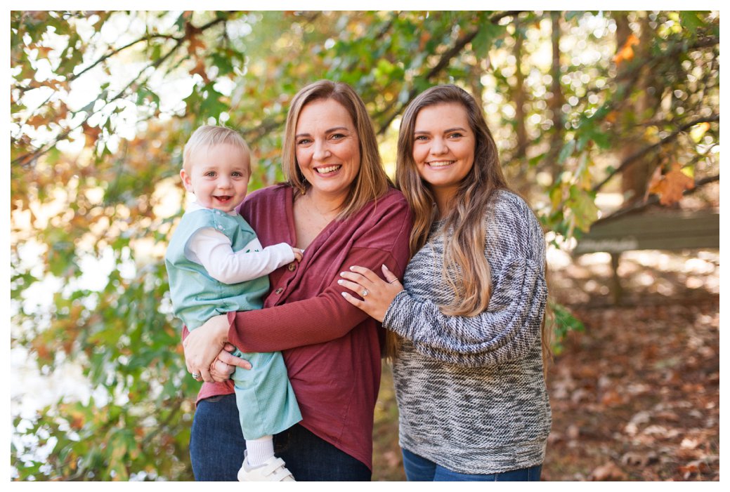 mom with teenager and toddler