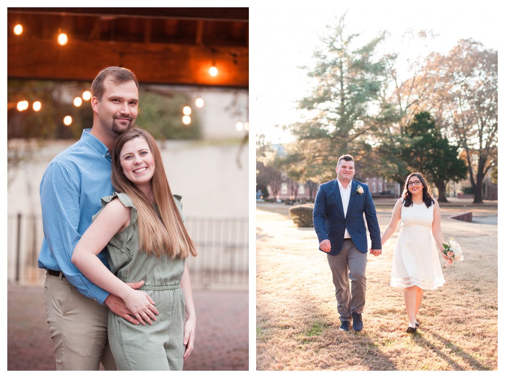 engaged couple and eloping couple