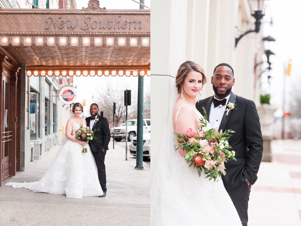 Bridal Boutique 2020 bride and groom outside New Southern