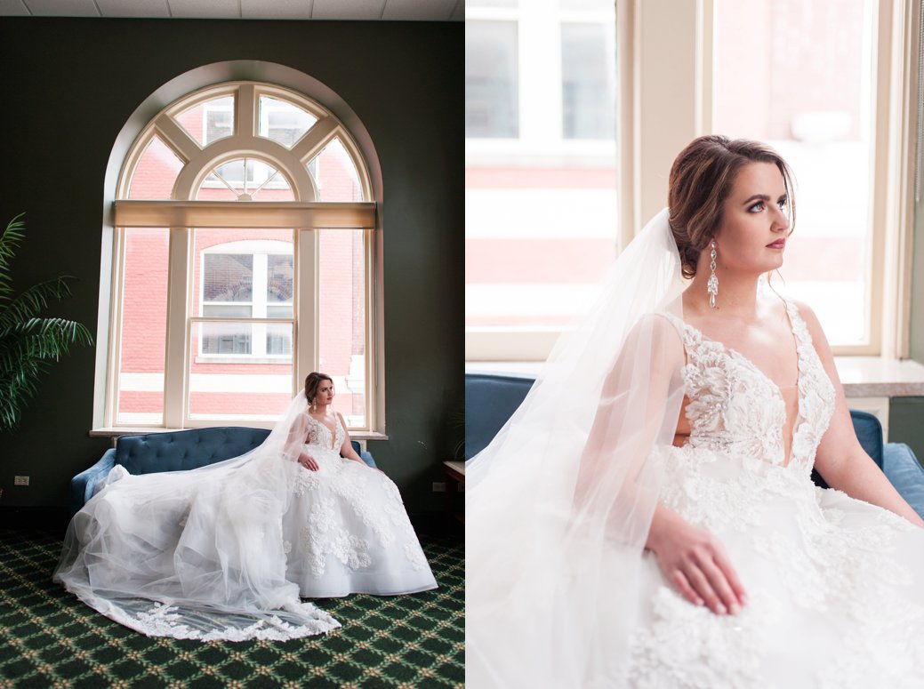 Bridal Boutique 2020 bride by large window