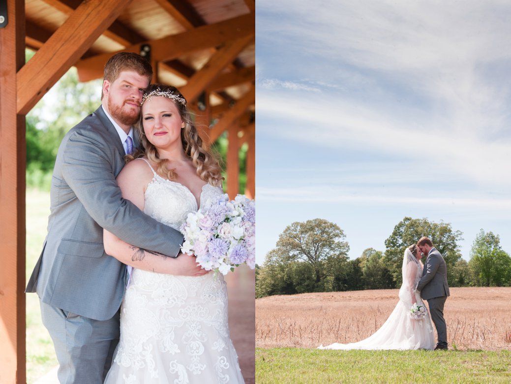 Blessings Barn wedding couple